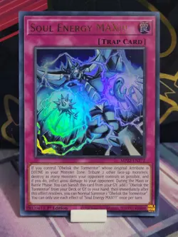 SOUL ENERGY MAX!!! MP22-EN272 1ST ED 2022 TIN YUGIOH (ULTRA, NM) - Image 1