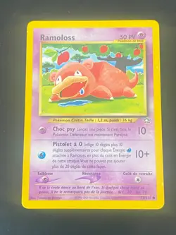 CARTE POKEMON RAMOLOSS 73/111 FR COMMUNE NEO GENESIS - TBE/EXC - Image 1