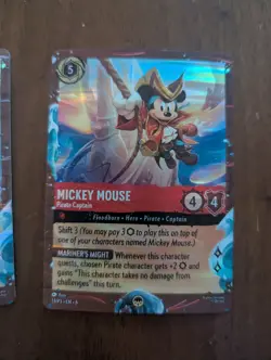 Mickey Mouse - Pirate Captain (Disney Cruise Promo) 13 Disney Lorcana Promo... - Image 1