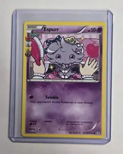 Pokemon TCG Espurr RC14/RC32 Generations Radiant Collection Regular LP - Image 1