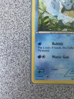2013 Pokemon Black & White Plasma Blast Squirtle Build A Bear Workshop 14/101 NM - Image 3
