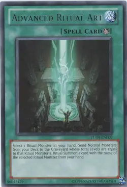 Yugioh Advanced Ritual Art TU04-EN009 Rare LP - Image 1