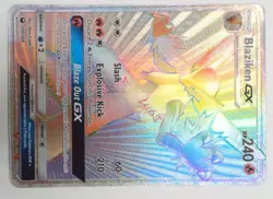 Blaziken GX 170/168 Secret Rare Pokemon TCG - Celestial Storm LIGHT PLAY - Image 2