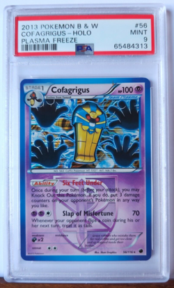 Cofagrigus - 2013 Pokemon Black & White Plasma Freeze #56 - PSA 9 (LOW POP) - Image 1