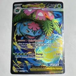 Pokemon Mega Venusaur EX Full Art Ultra Rare Holo Me01 155/132 English - Image 1