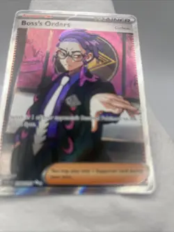 Boss’s Orders 256/217 Ultra Rare Full Art Pokemon TCG Ascended Heroes NM - Image 4