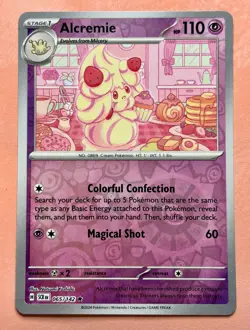 Alcremie ~ Reverse holo ~ Cute Pink Pokemon Gallery~ Culinary Corner - Image 1