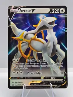 Arceus V SWSH306 Holo Promo Sword & Shield Promo Pokemon LP - Image 1