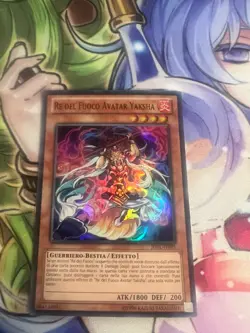 FIRE KING AVATAR YAKSHA ITALIAN SUPER RARE JOTL-EN095 IT095 NEAR MINT YUGIOH - Image 1