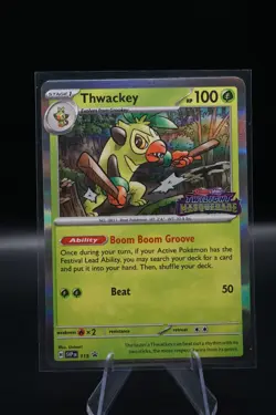 Thwackey SVP 115 Stamped Promo NM - Twilight Masquerade - Pokemon - Image 1
