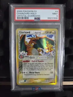 2006 Pokemon Ex Crystal Guardians Charizard Holo #4 PSA 9 - Image 1