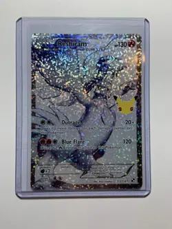 Pokemon Reshiram 113/114 Celebrations Classic Collection holo 130 HP Blue Flare - Image 1