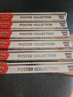 Pokemon 151 Poster Collection Box Display Case Dollar General Exclusive X6 - Image 2