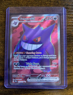 Pokemon Gengar EX 193/162 Temporal Forces Ultra Rare Full Art MP/LP - Image 1