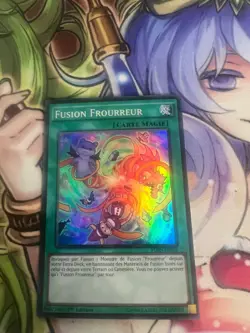 FRIGHTFUR FUSION FRENCH SUPER RARE FUEN-EN025 FR025 NEAR MINT YUGIOH - Image 1