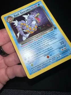 Dark Gyarados 8/82 Pokemon Team Rocket Holo Rare Prerelease SWIRL NM - Image 5