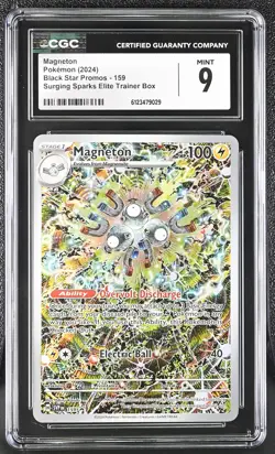 MAGNETON 159 SURGING SPARKS ELITE TRAINER BOX POKEMON CGC 9 MINT - Image 1