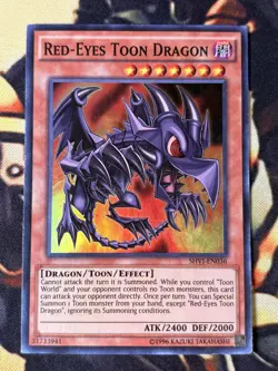 Yugioh: Red-Eyes Toon Dragon - SHVI-EN036 - Super Rare - Unlimited - MP - Image 1