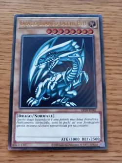YUGIOH DRAGO BIANCO OCCHI BLU OP28 -IT001 ULTIMATE BLUE-EYES WHITE DRAGON - Image 1