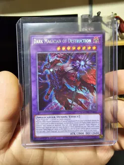 Yu-Gi-Oh Maze Of Muertos MZMU-EN011 Dark Magician Of Destruction Secret Rare - Image 1