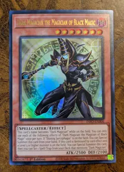 Dark Magician The Magician Of Black Magic Ultra Rare INFO-EN006 NM Yu-Gi-Oh! - Image 1