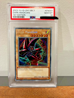 PSA 10 Dark Magician (Arkana) SBC1-ENG01 1st Edition Secret Rare Yu-Gi-Oh 2023 - Image 1
