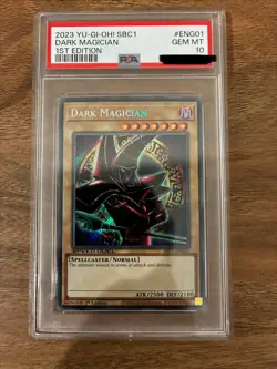 PSA 10 Dark Magician (Arkana) SBC1-ENG01 1st Edition Secret Rare Yu-Gi-Oh 2023 - Image 3