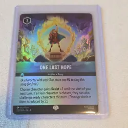 Hercules OneLastHope Foil ActionSong EN 222/204 Disney Lorcana TCG - Image 3