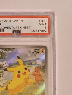 Pikachu 088 Sv: Scarlet & Violet Black Star Promo Card Mint PSA 9 - Image 2