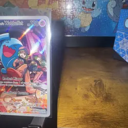 Team Rocket's Wobbuffet SV: Scarlet & Violet Promo Cards 203 LP Pokemon TCG - Image 2