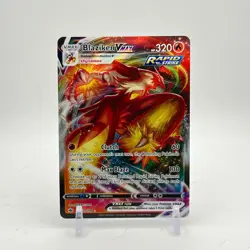 Pokemon TCG Blaziken VMAX Holo Ultra Rare Card 21/198 Chilling Reign - Image 1