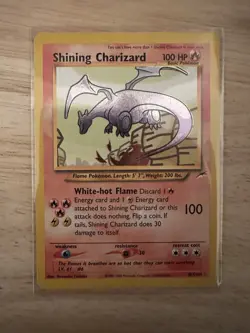 Pokemon Shining Charizard 107/105 Neo Destiny Secret Rare Holo 100 HP Card - Image 1