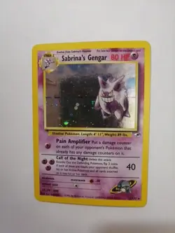 Sabrina's Gengar - 14/132 - Pokemon Gym Heroes Unlimited Holo Rare Card WOTC - Image 1