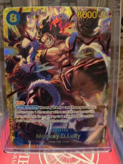 Monkey D. Luffy OP11-118 SEC A Fist of Divine Speed ONE PIECE Card Game English - Image 1