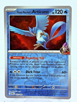 Pokemon TCG Team Rocket's Articuno 51/182 Destined Rivals Reverse Holo Rare Card - Image 1