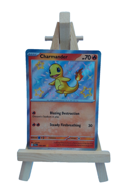 CHARMANDER 109/091 SCARLET & VIOLET PALDEAN FATES HOLO SHINY POKEMON TCG CARD - Image 1