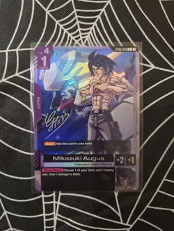 Mikazuki Augus [Signature] (Event Promo) - Gundam Card Game foil English 📈🔥 - Image 1