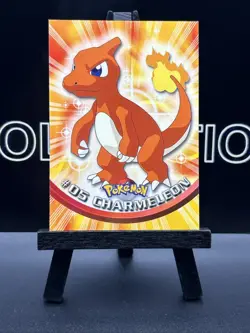 Charmeleon #05 1998 Topps Pokemon TV Animation Edition Red Logo Pokemon Card - Image 2
