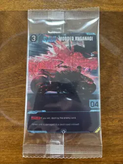 Cyberpunk TCG Modded Kusanagi Foil PROMO Card Sealed - Image 1