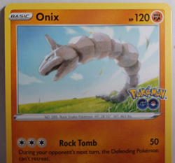 Pokemon TCG Card Onix Pokemon Go 036/078 Basic Regular Common HP 120 NM - Image 2