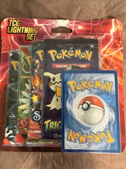 TCG Lightning Set (4 Packs + 1 Bonus Card) - (Walgreens Exclusive) Sealed - Image 1