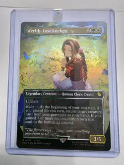 Aerith, Last Ancient (Borderless) (Chocobo Track Foil) Commander: Final Fantasy - Image 5