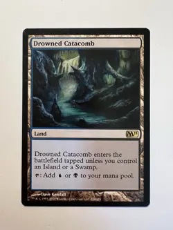 Drowned Catacomb - MTG Core Set 2011 - NM - Image 1