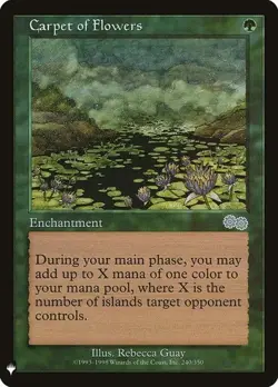Carpet of Flowers - Retro Frame The List LP MTG - Image 1