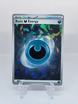 015 SVE DARKNESS ENERGY | RARE CRACKED ICE HOLO | SCARLET & VIOLET POKEMON CARD - Image 1