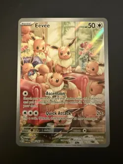 Pokemon TCG Eevee 188/167 Twilight Masquerade IR Near Mint Condition - Image 1