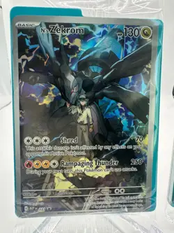 N’s Zekrom 031 Promo Pokemon Ascended Heroes Lot Of 2 NM Factory Sealed - Image 2
