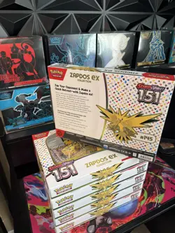 Pokemon TCG Scarlet & Violet 151 Zapdos EX Collection Box Sealed NEW - Image 2