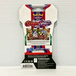 1x Scarlet & Violet Base Koraidon Sealed Pokemon Card Sleeved Booster Pack - Image 2