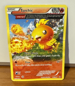 Torchic 26/160 Full Art Non Holo Rare XY Primal Clash 2015 Pokemon TCG - Image 1